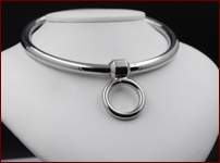 Stainless steel neck-bracelet lockable